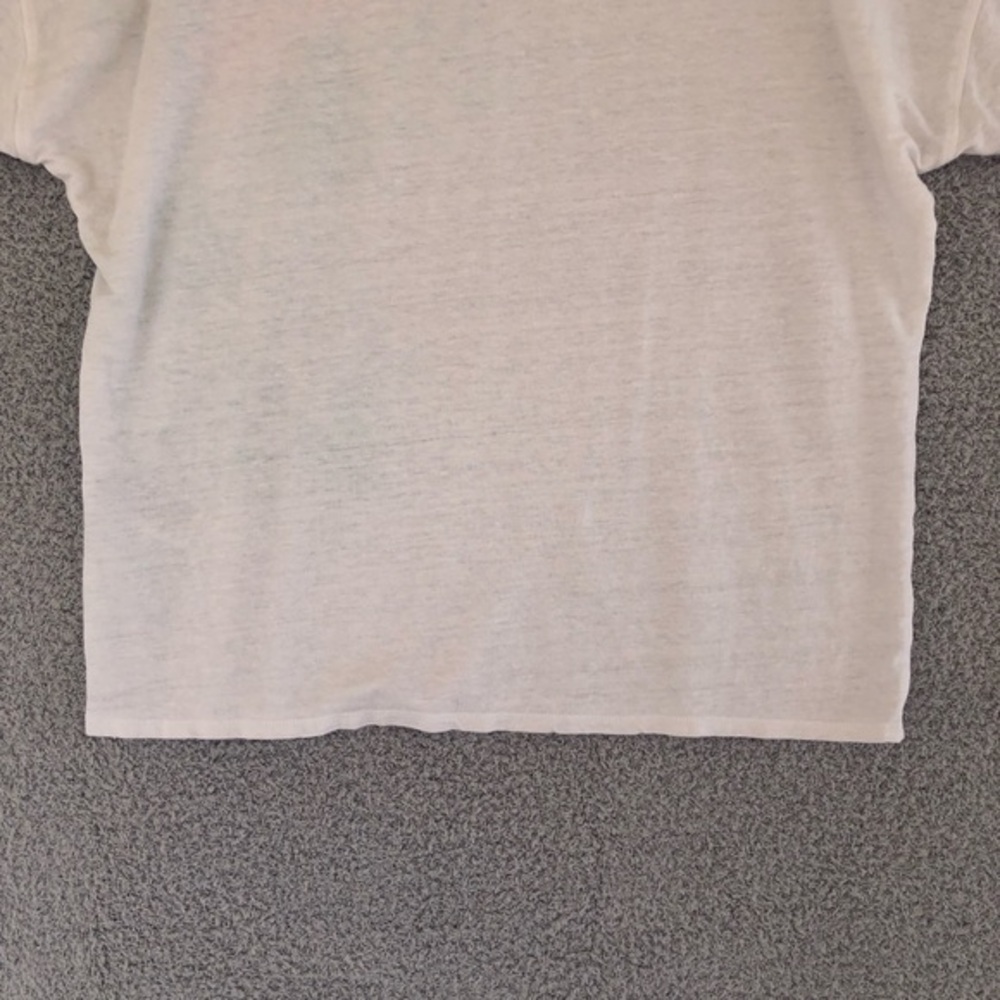 Chico's Linen Blend Floral Top Size‎ L V-Neck Short Sleeve Summer - Picture 8 of 11